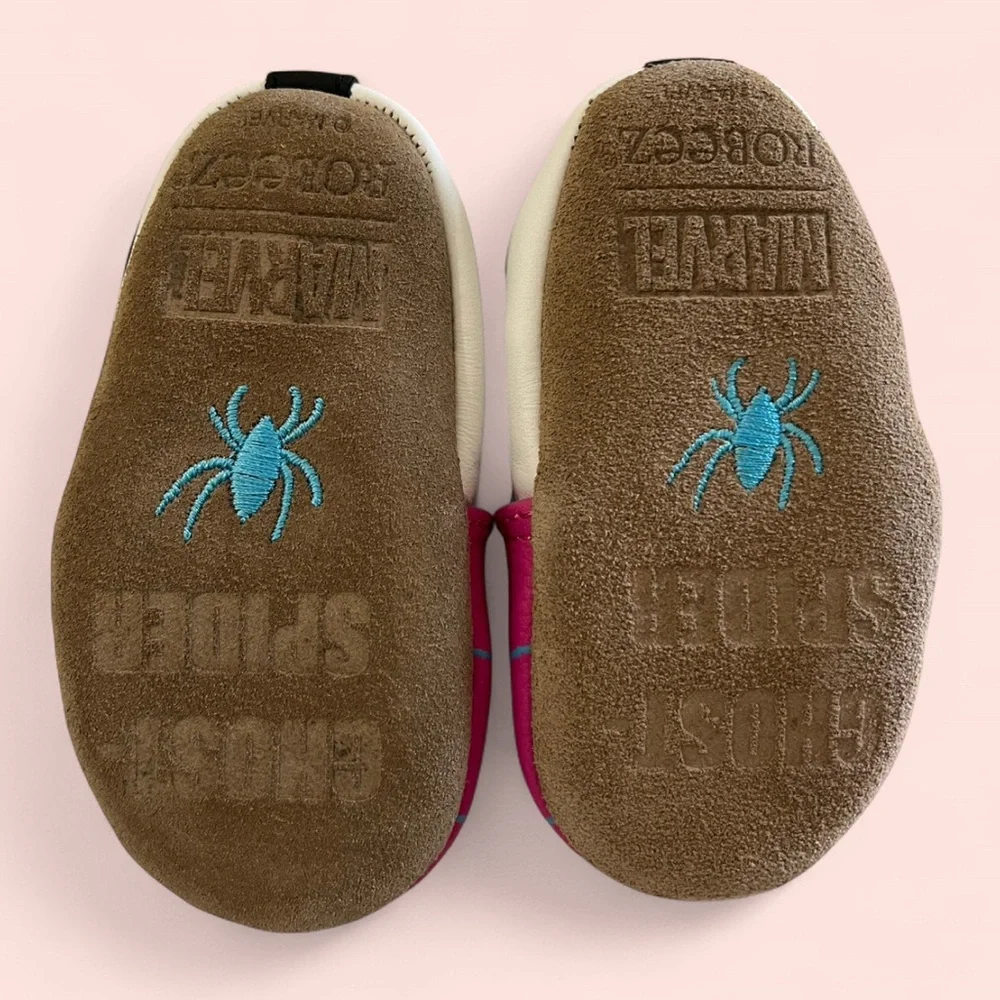 Robeez Marvel Spider-Man Soft Soles Baby Shoes - Pink Ghost-Spider (0-6 Months)